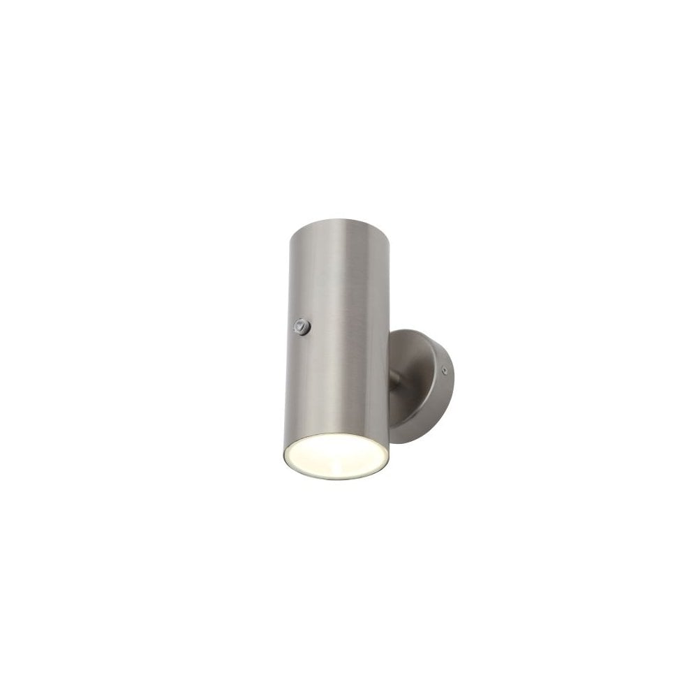 Melo Stainless Steel Up and Down Light with a Photocell Sensor IP44