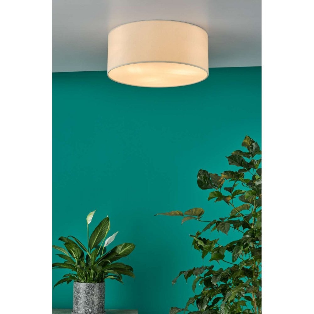 Cierro 3 Light Flush Fitting in Taupe