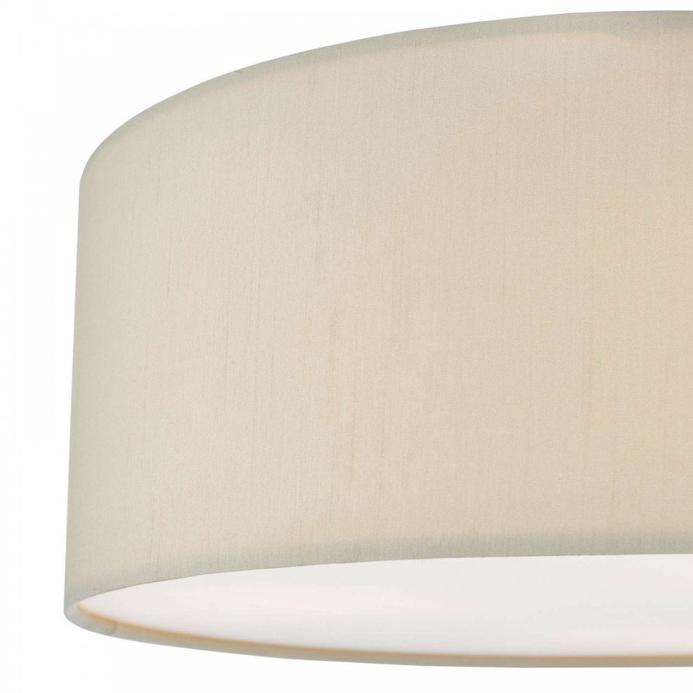 Cierro 3 Light Flush Fitting in Taupe