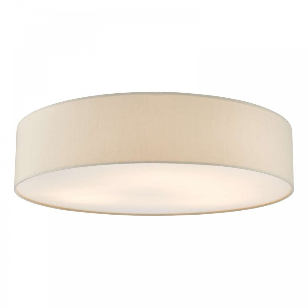 Cierro 6 Light Flush Fitting in Taupe