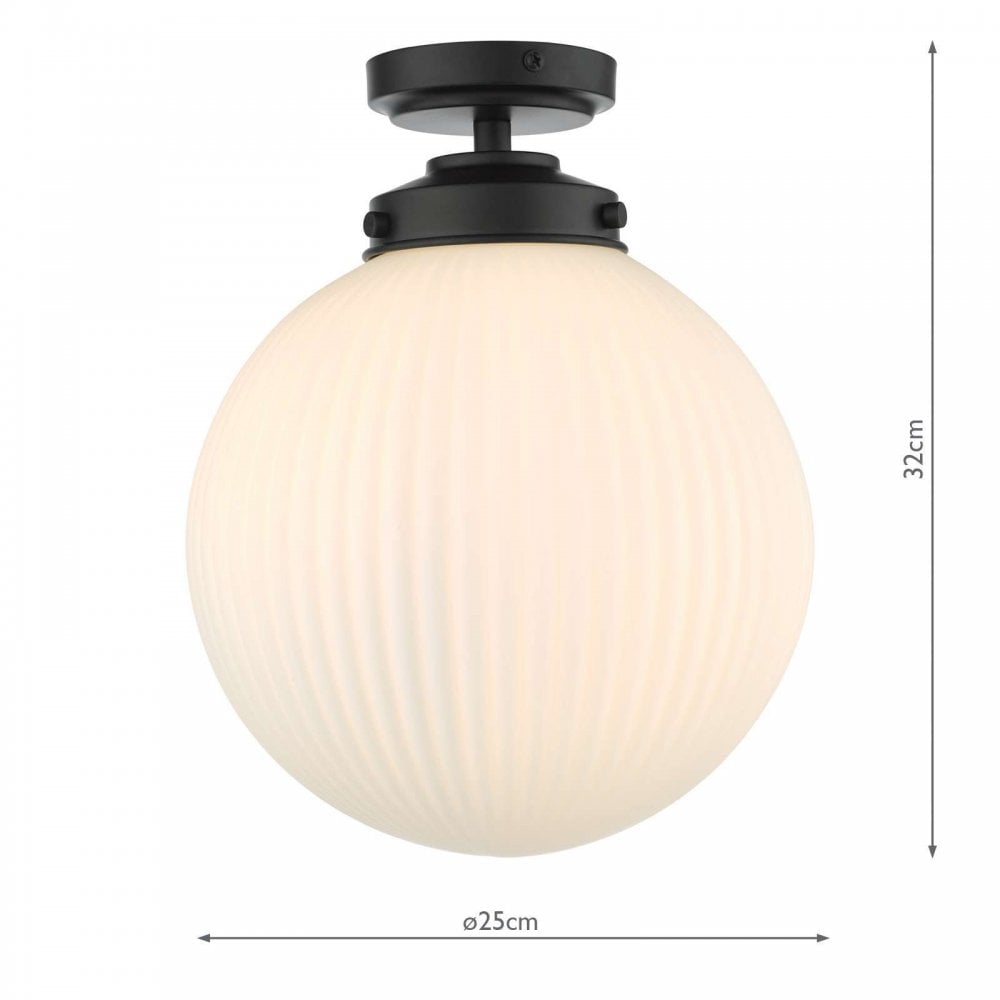 Alrik Bathroom Flush Fitting Matt Black