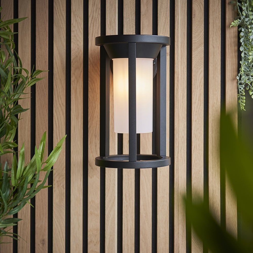 Braden Wall LED Lamp In Textured Black