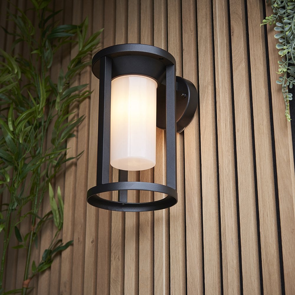 Braden Wall LED Lamp In Textured Black