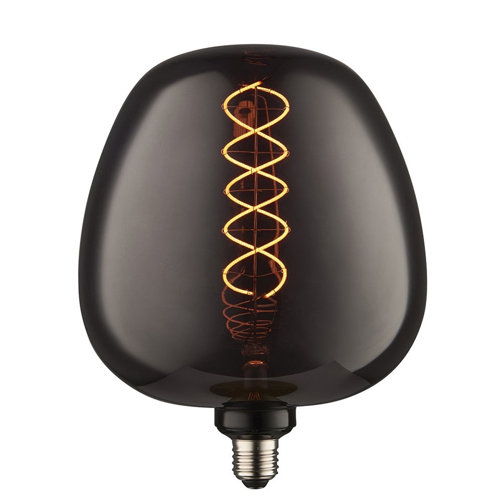 Helix E27 Filament Bulb in Smoked Tinted Glass