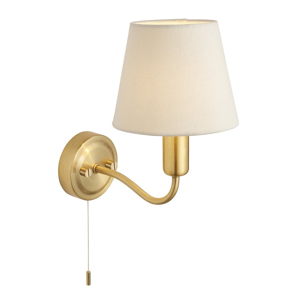 Conway Wall Lamp in Satin Brass