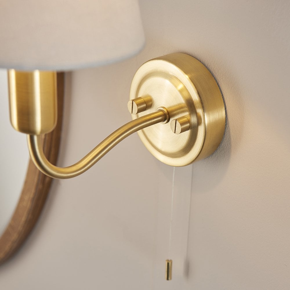 Conway Wall Lamp in Satin Brass