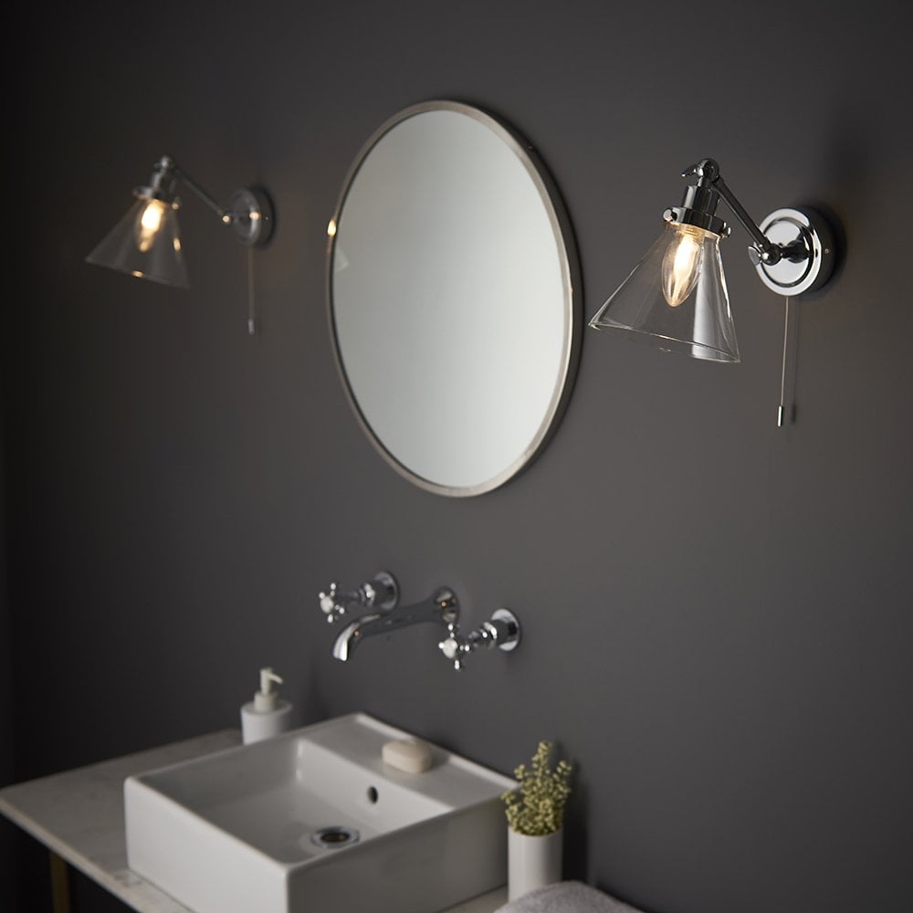Faraday Wall Lamp in Chrome