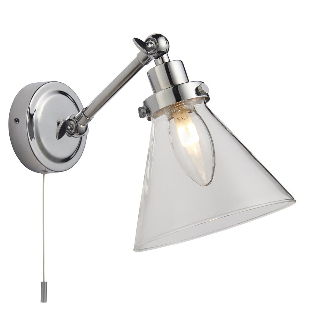Faraday Wall Lamp in Chrome