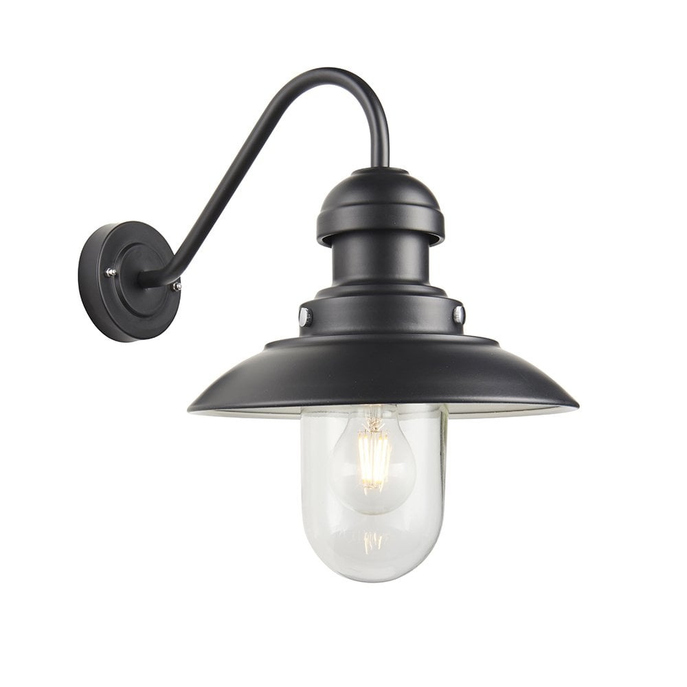 Hereford LED Wall Light in Black Large
