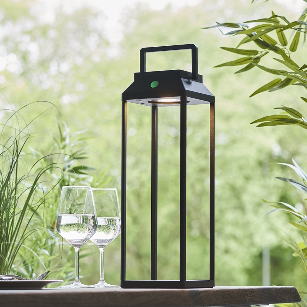 Linterna LED Table Light in Black Large