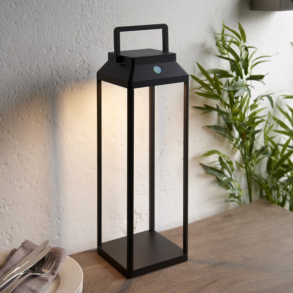 Linterna LED Table Light in Black Large