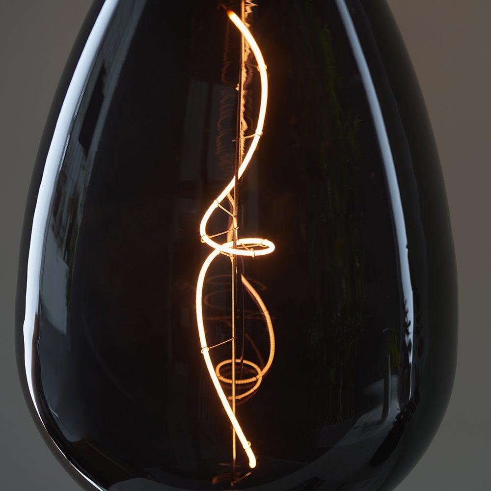 Wisp E27 Filament Buld in Smoked Glass
