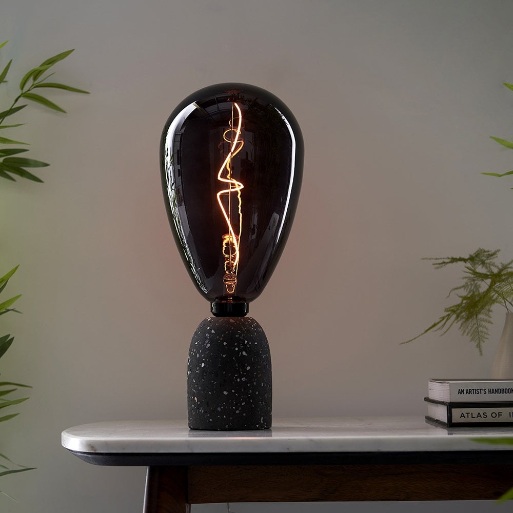 Wisp E27 Filament Buld in Smoked Glass