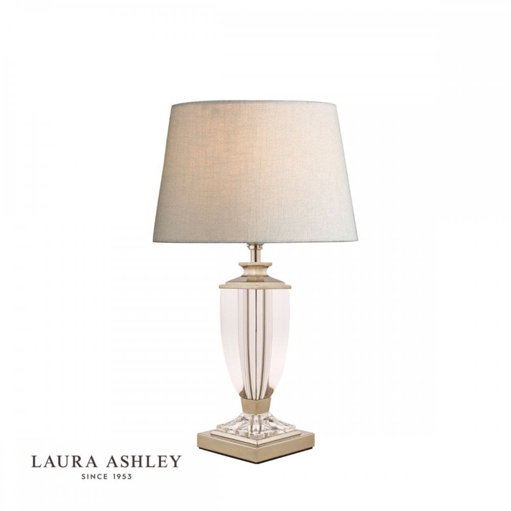 Carson Small Polished Nickel Table Lamp