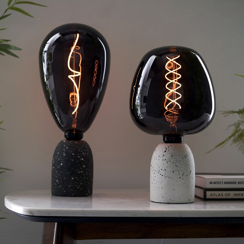 Wisp E27 Filament Buld in Smoked Glass