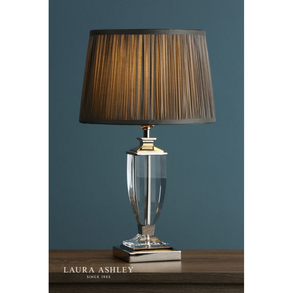 Carson Small Polished Nickel Table Lamp