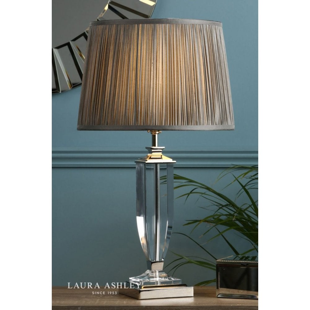 Carson Medium Polished Nickel Table Lamp