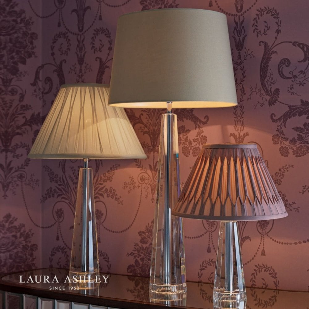 Blake Large Cut Glass Crystal Obelisk Table Lamp Base
