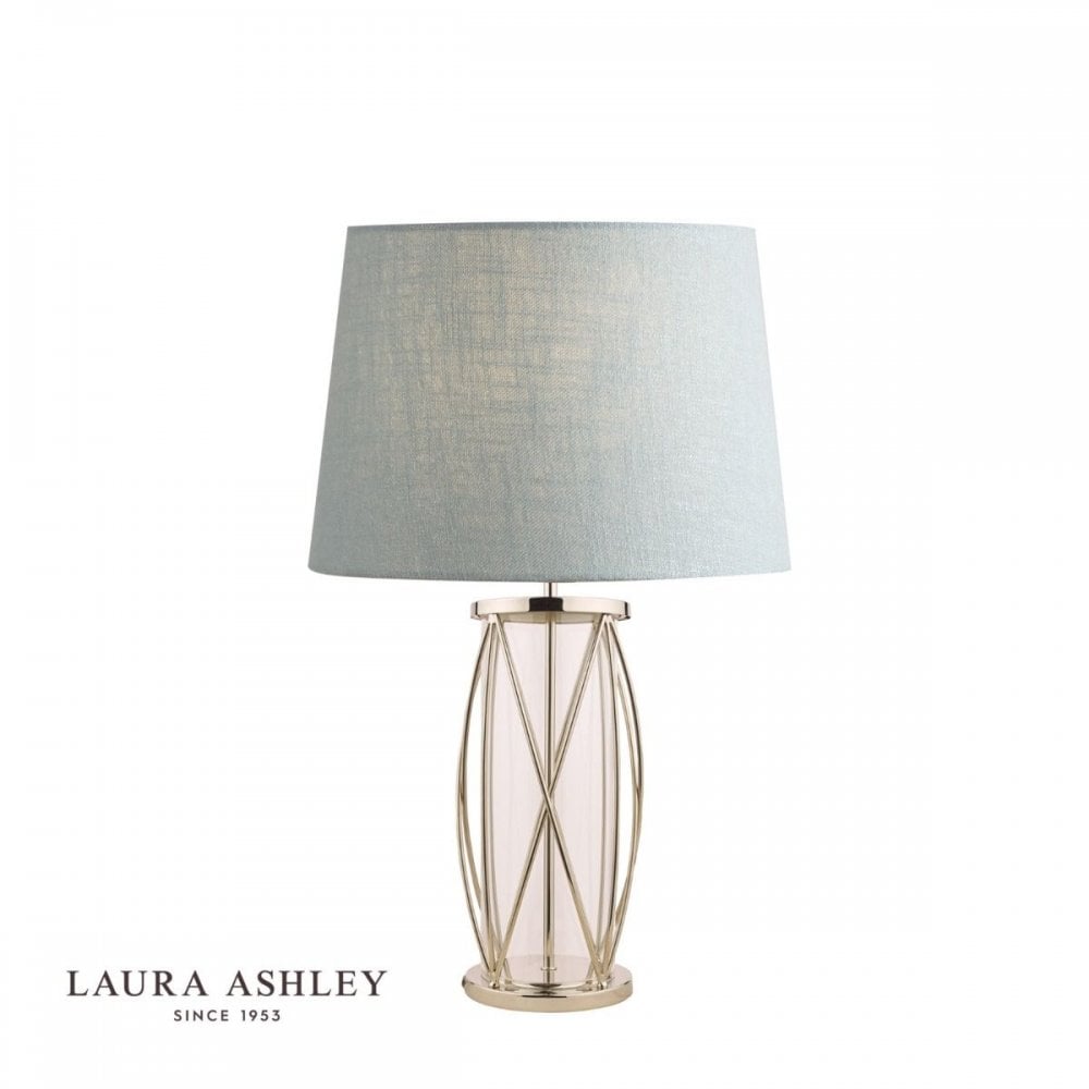 Beckworth Large Polished Nickel Lattice Table Lamp Base Only