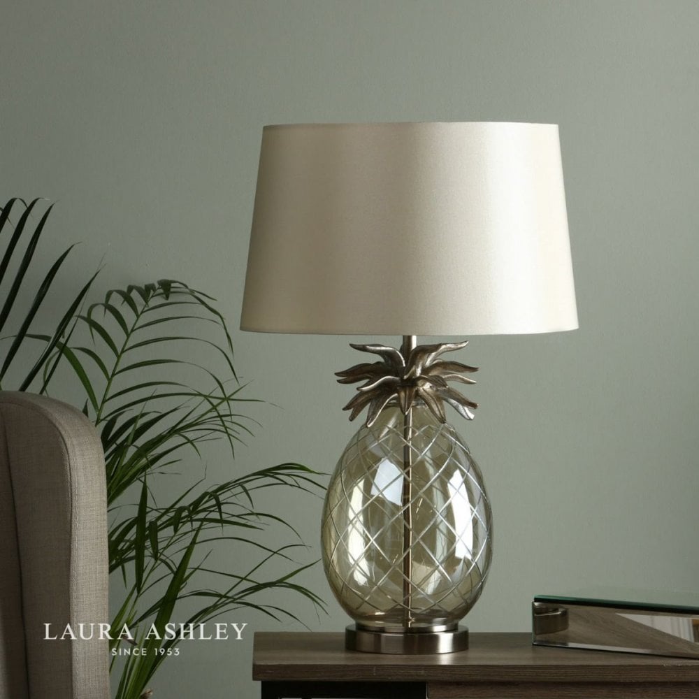 Pineapple Champagne Glass Table Lamp C/W Shade