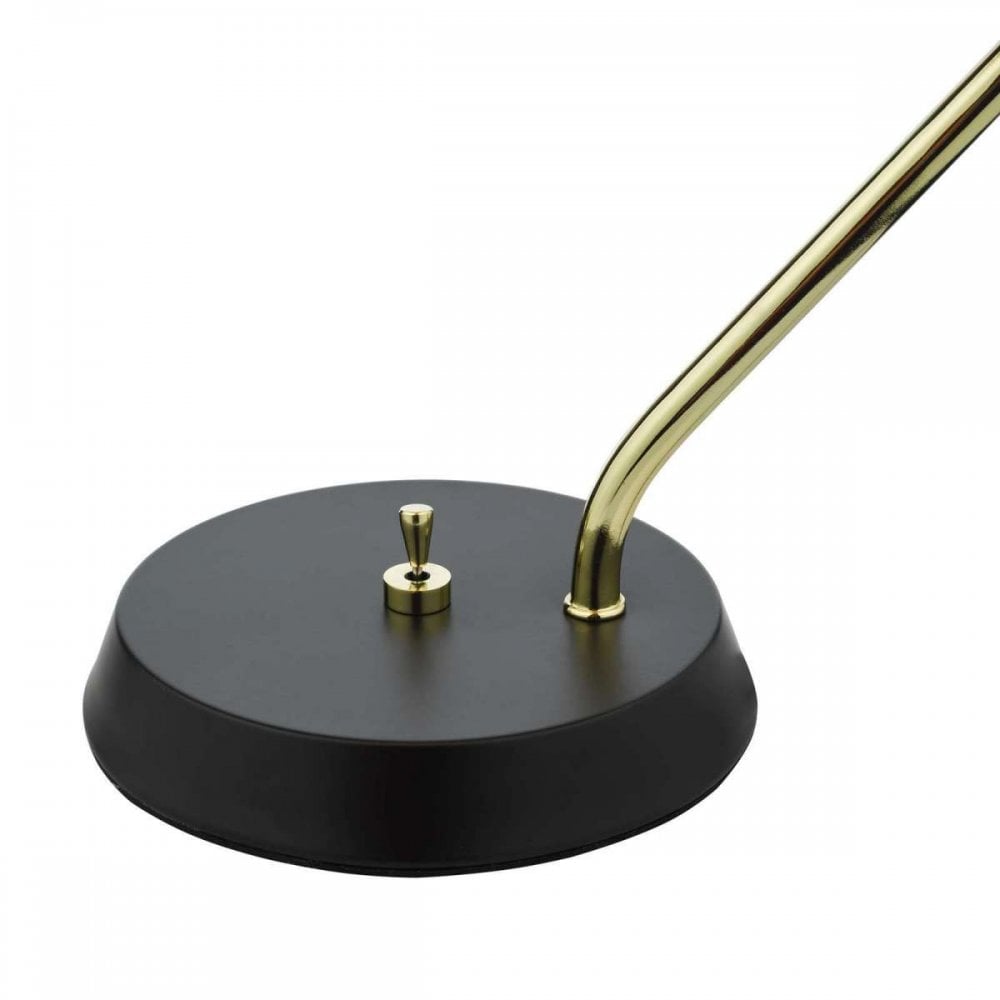 Erna Black & Polished Brass Table Lamp