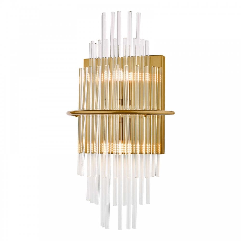 Lukas Antique Gold Wall Light