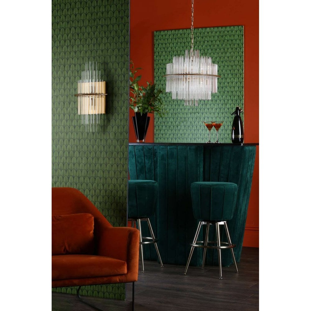 Lukas Antique Gold Wall Light
