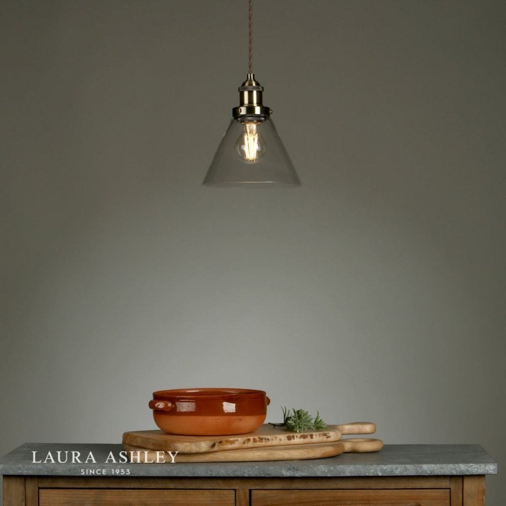Isaac Single Pendant in Antique Brass Finish