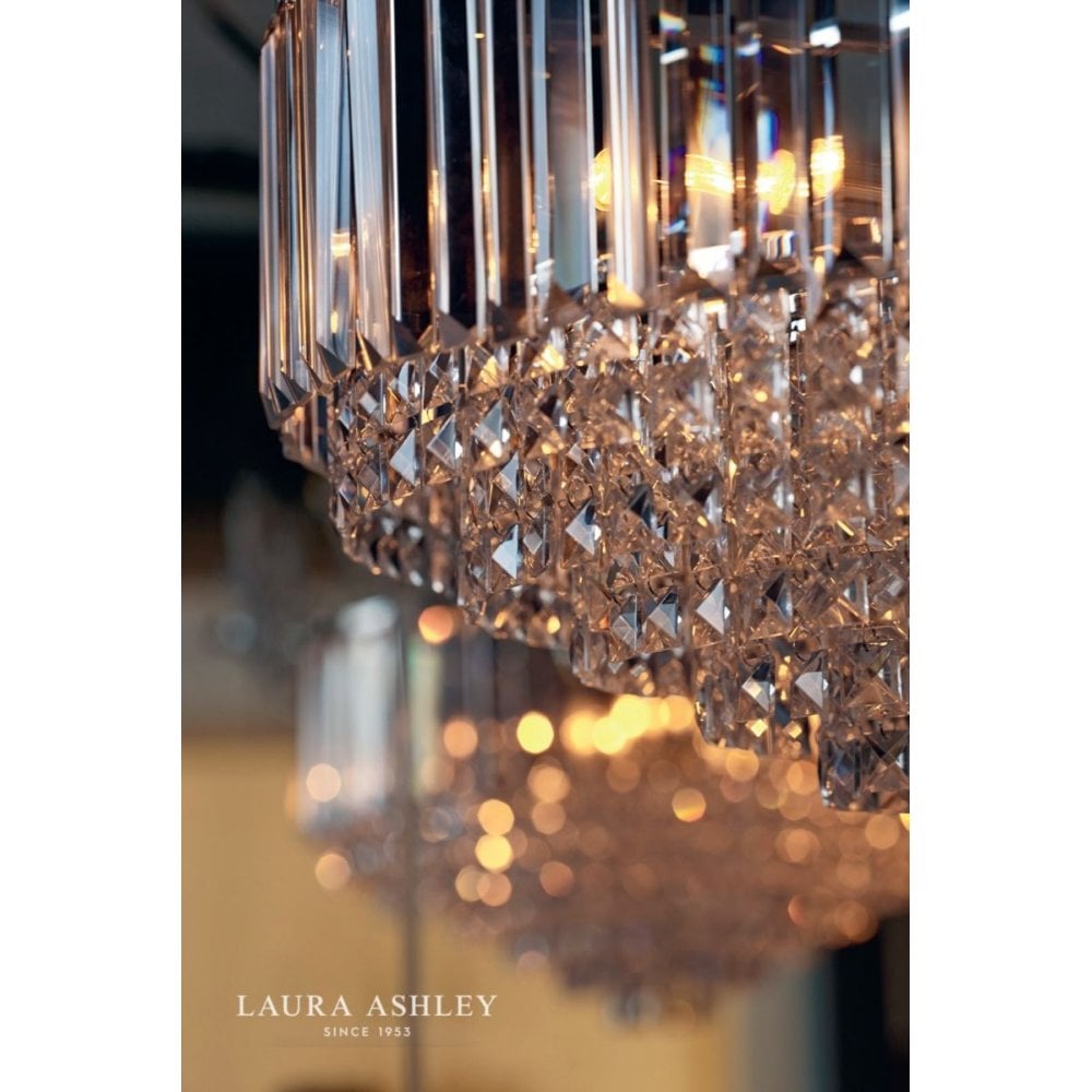 Vienna 3 Light Semi Flush in Polished Chrome