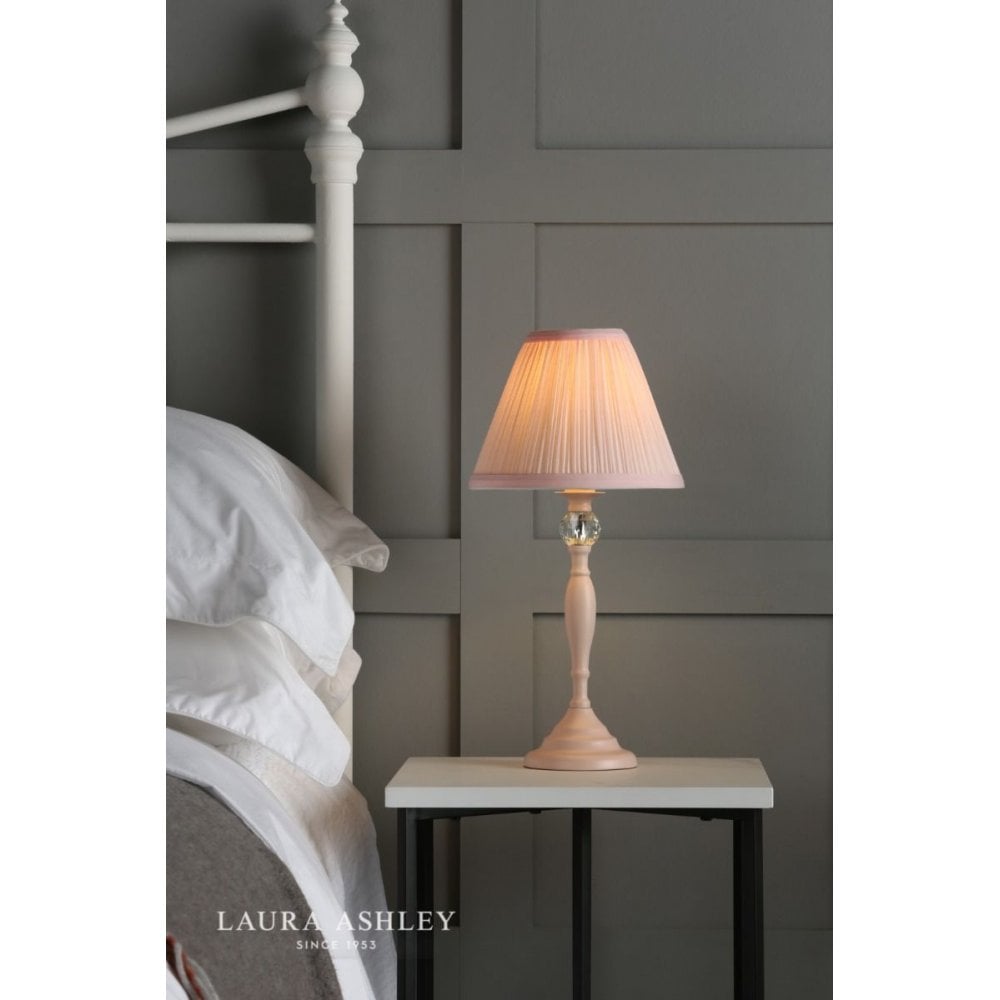 Ellis Blush Pink Table Lamp with Shade