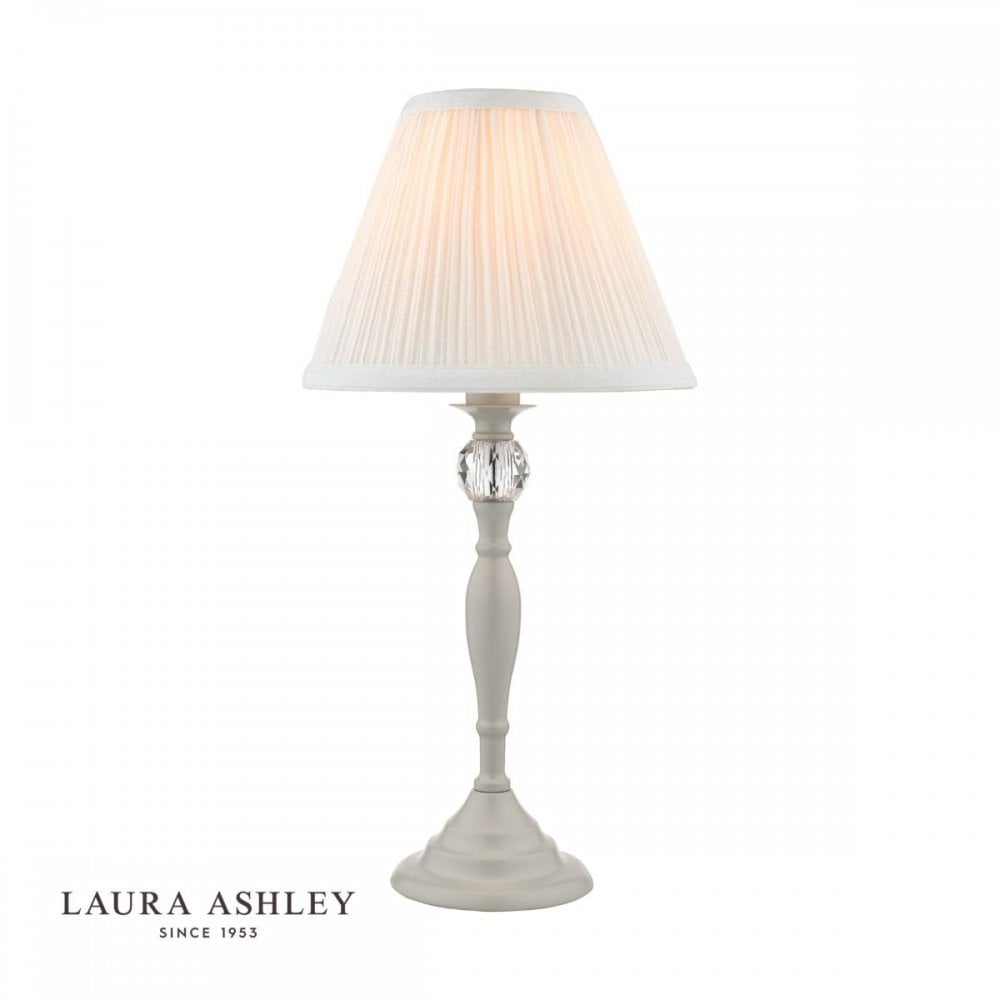 Ellis Grey Table Lamp with Shade
