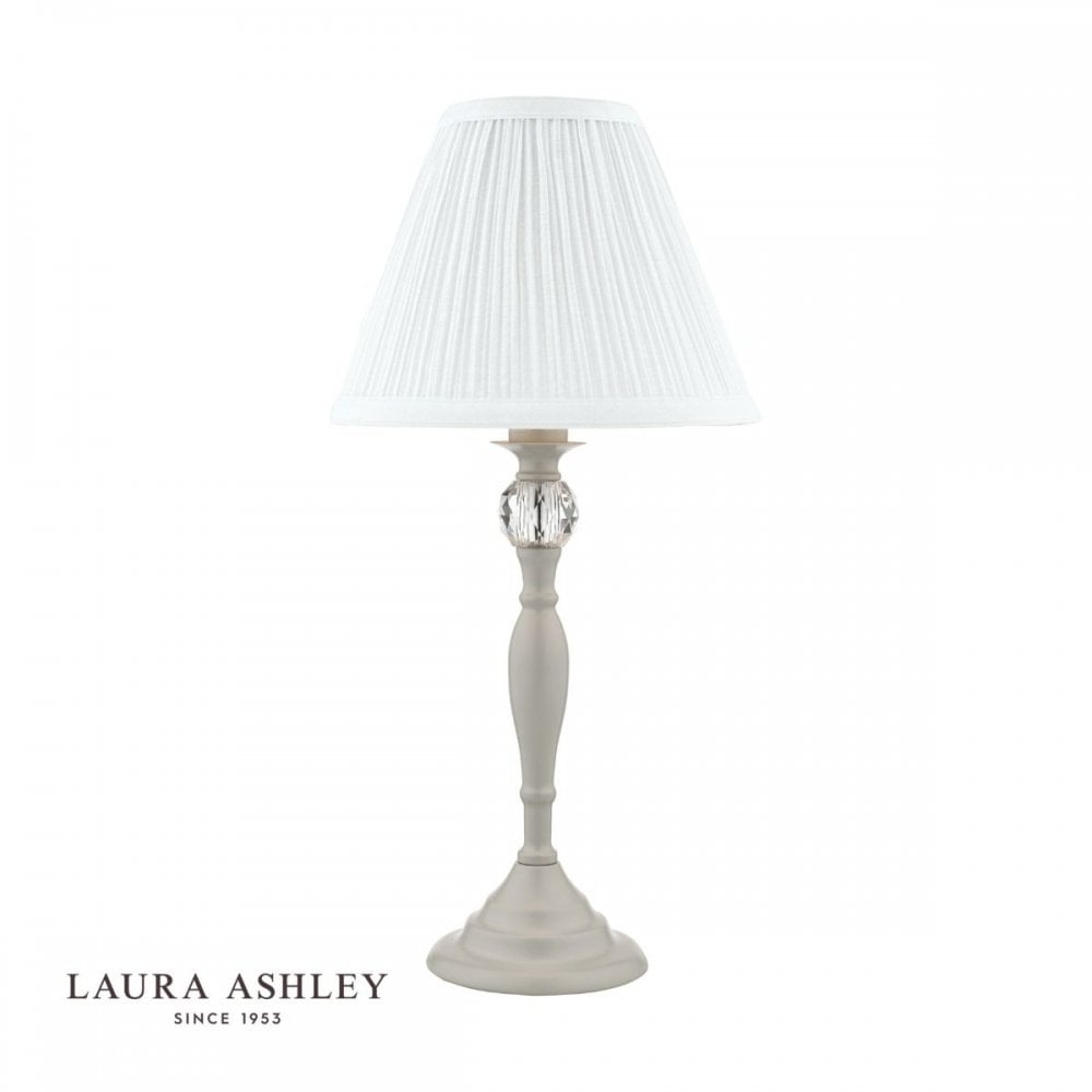 Ellis Grey Table Lamp with Shade