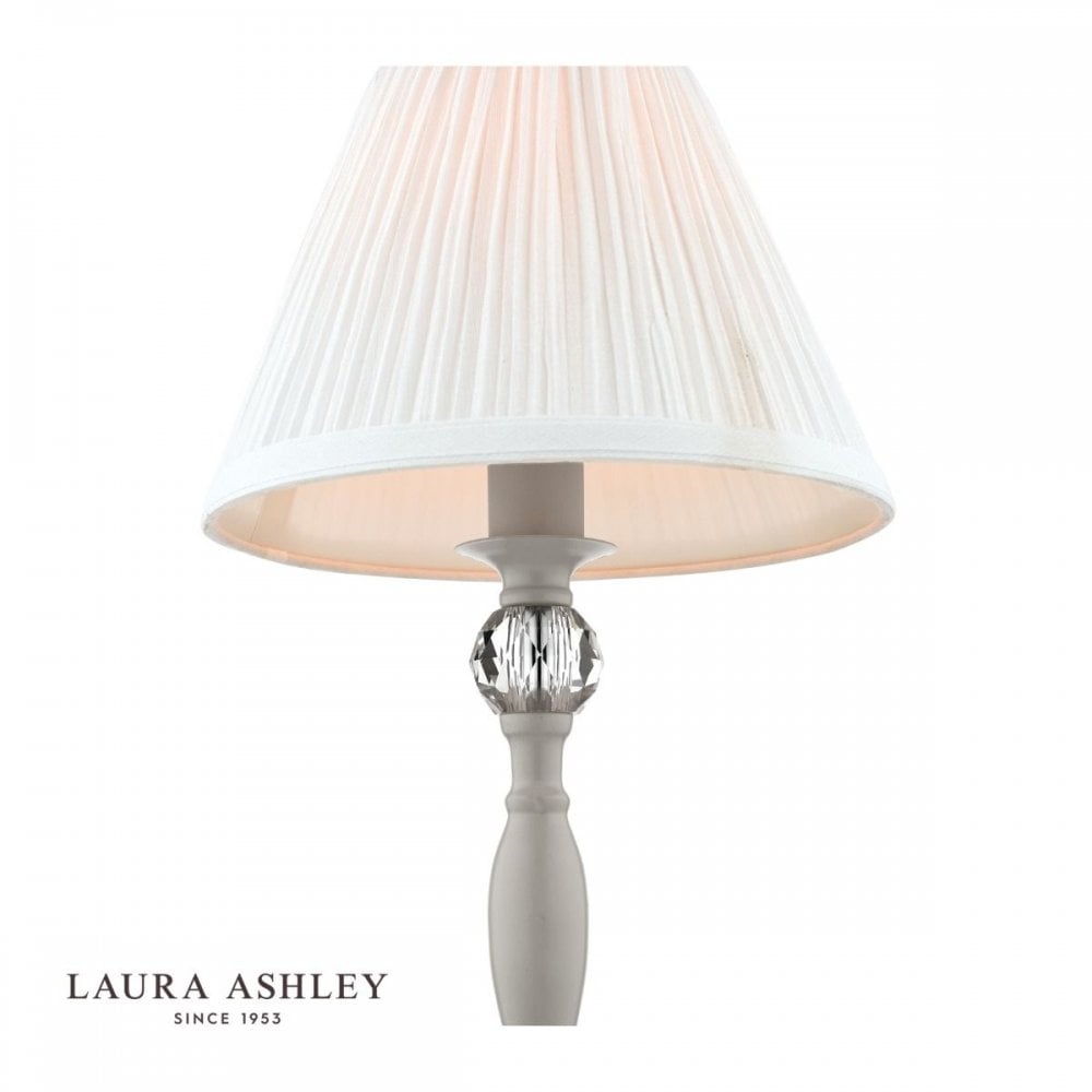 Ellis Grey Table Lamp with Shade