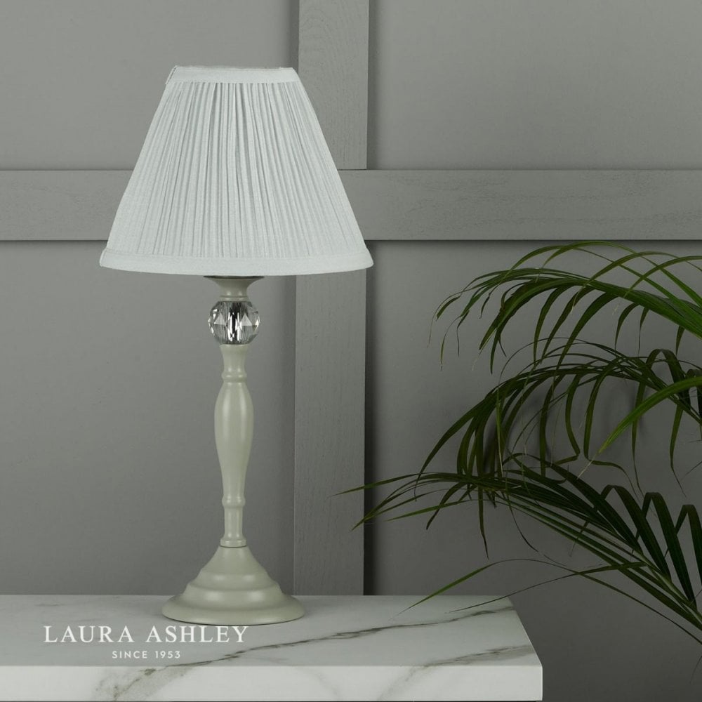 Ellis Grey Table Lamp with Shade