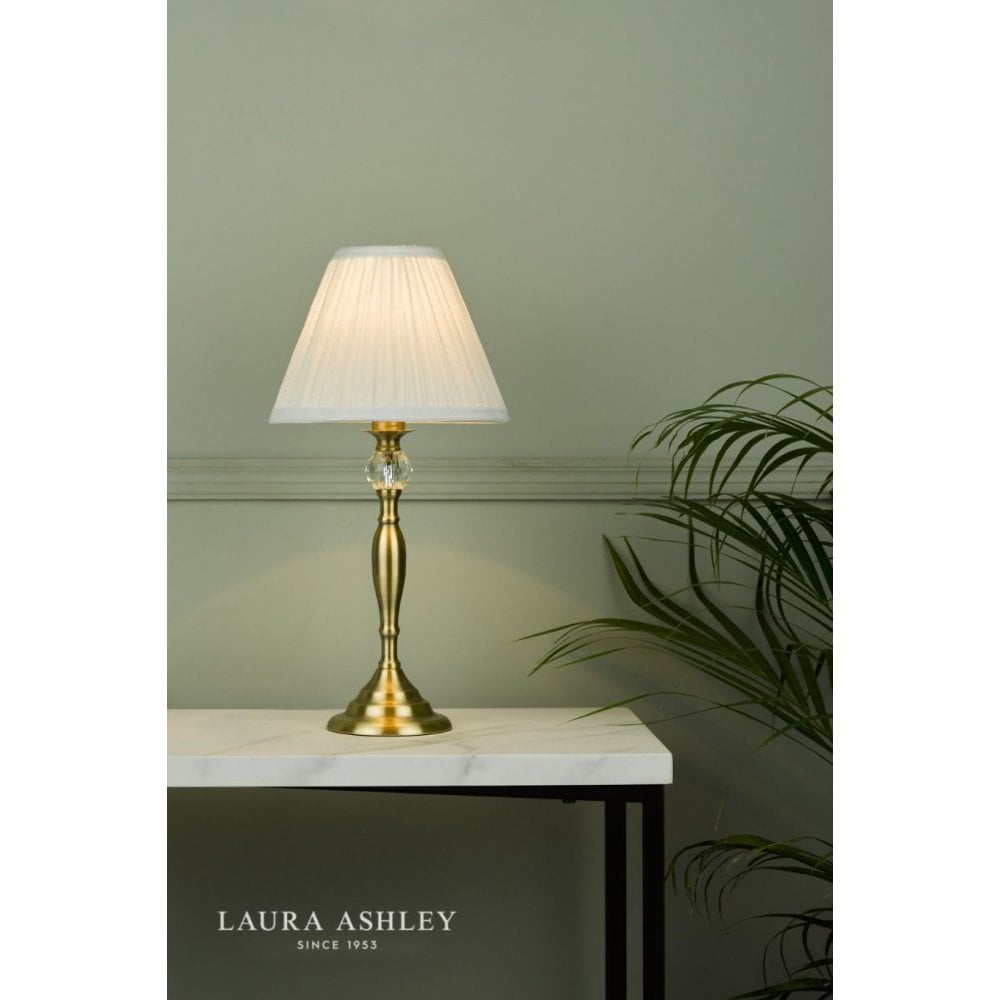 Ellis Antique Brass Table Lamp C/W Shade