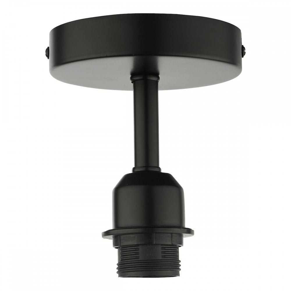 Semi Flush Matt Black Suspension
