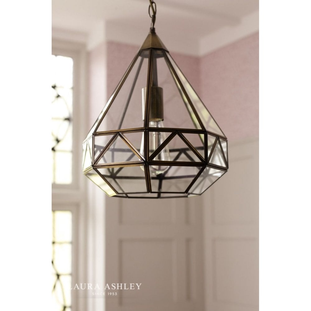 Zaria Antique Brass Lantern