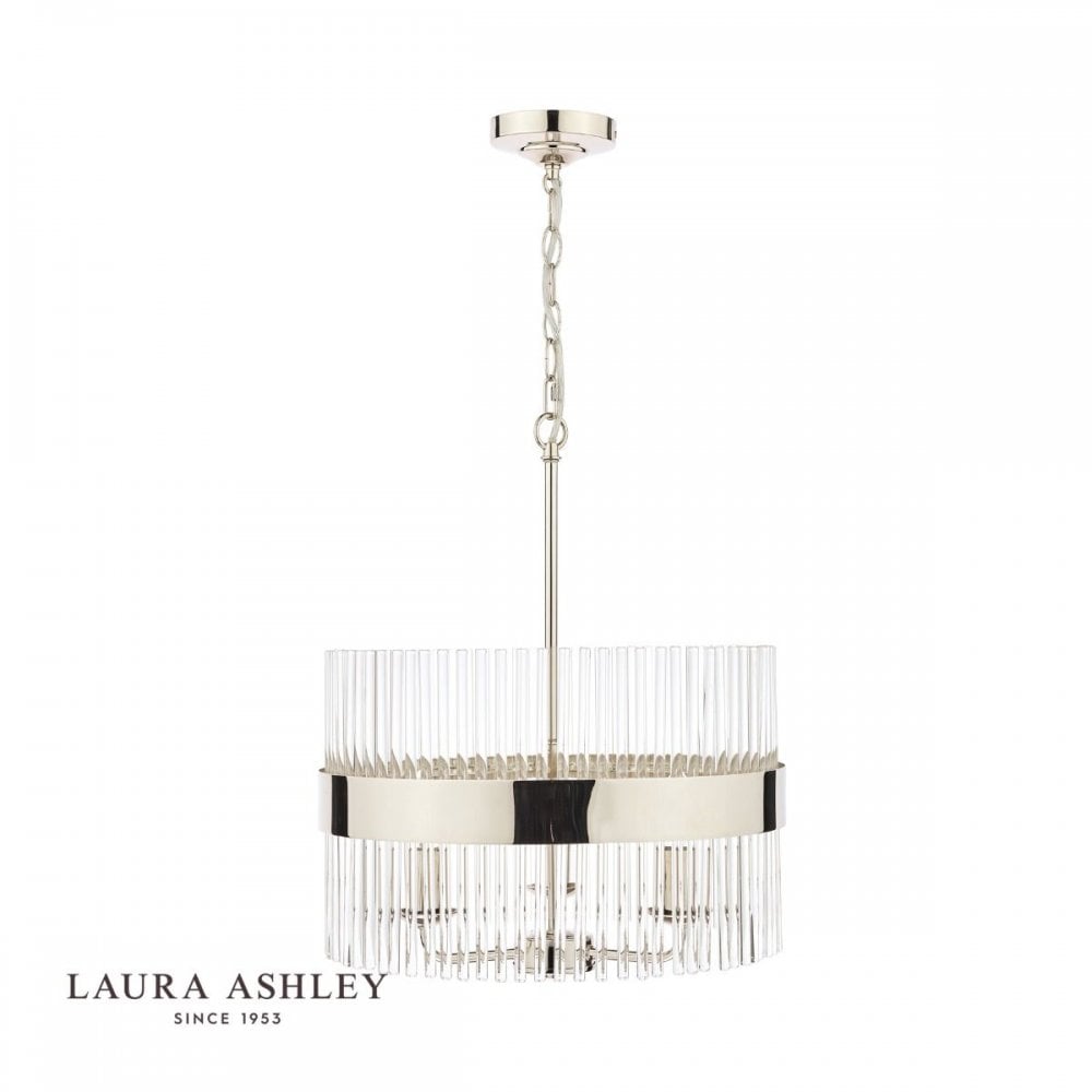 Alexa 3 Light Polished Nickel Pendant