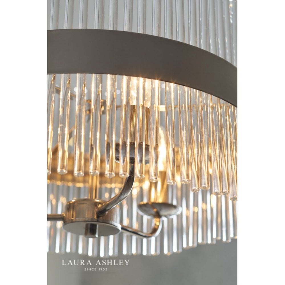 Alexa 5 Light Polished Nickel Pendant