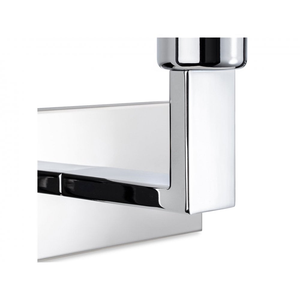 Webster Single Wall light in Chrome with Cream Shade