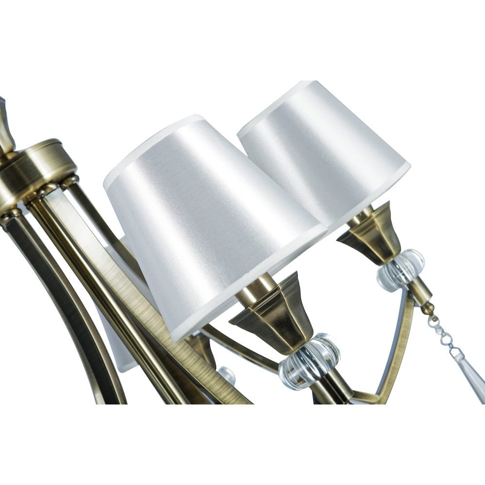 Sophia Antique Brass 5 Light Pendant