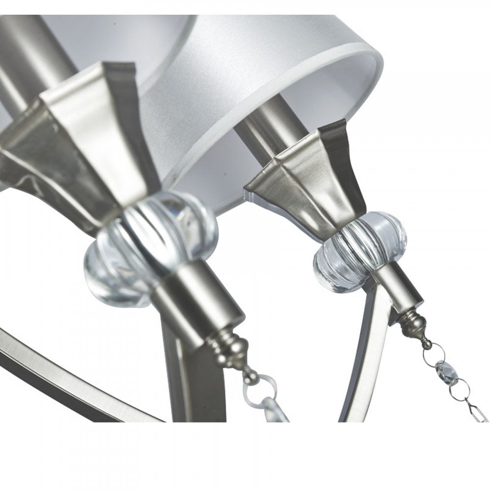 Sophia Satin Chrome 5 Light Pendant