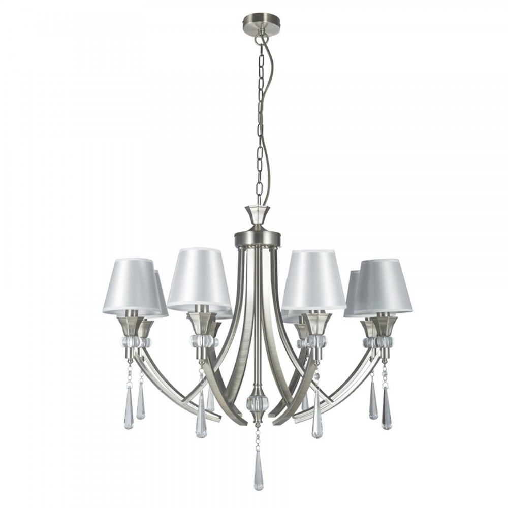 Sophia Satin Chrome 8 Light Pendant