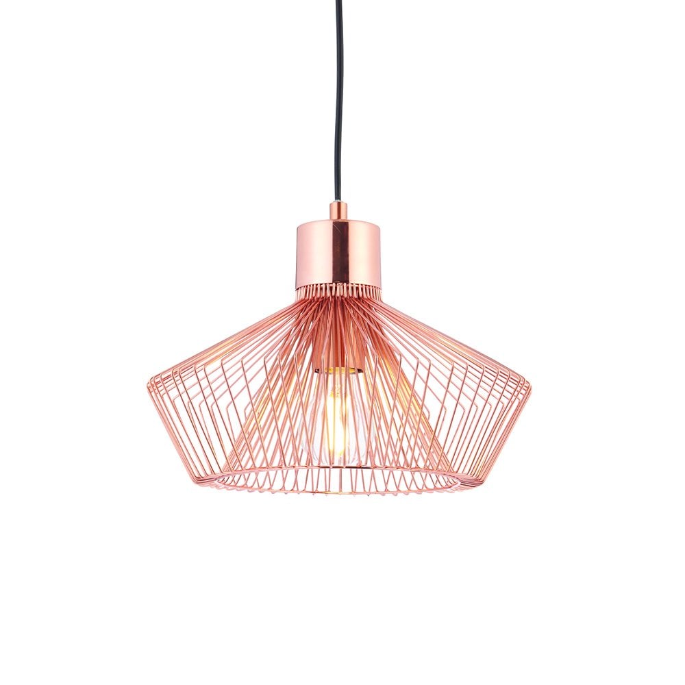 Kimberley Single Pendant in Copper Finish