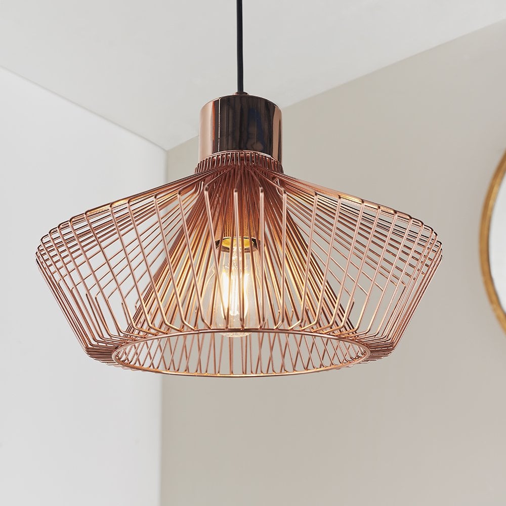Kimberley Single Pendant in Copper Finish