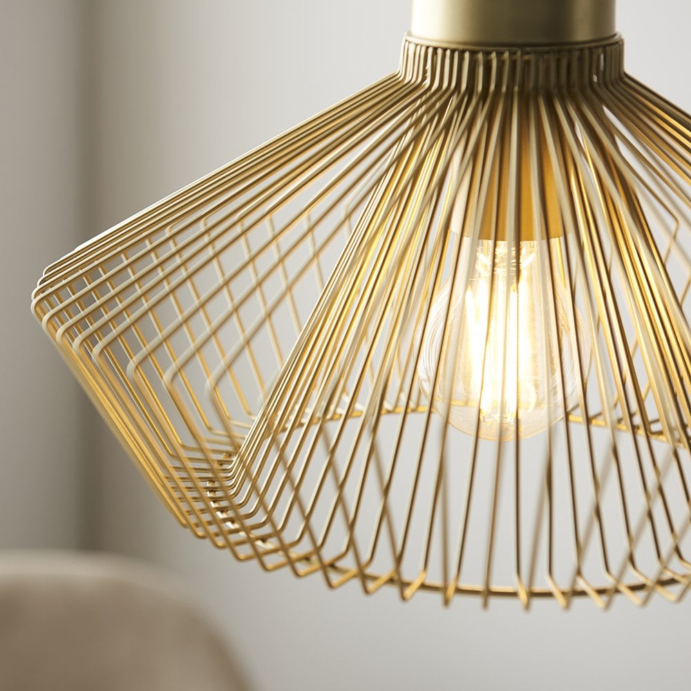 Kimberley Single Pendant in Gold Finish