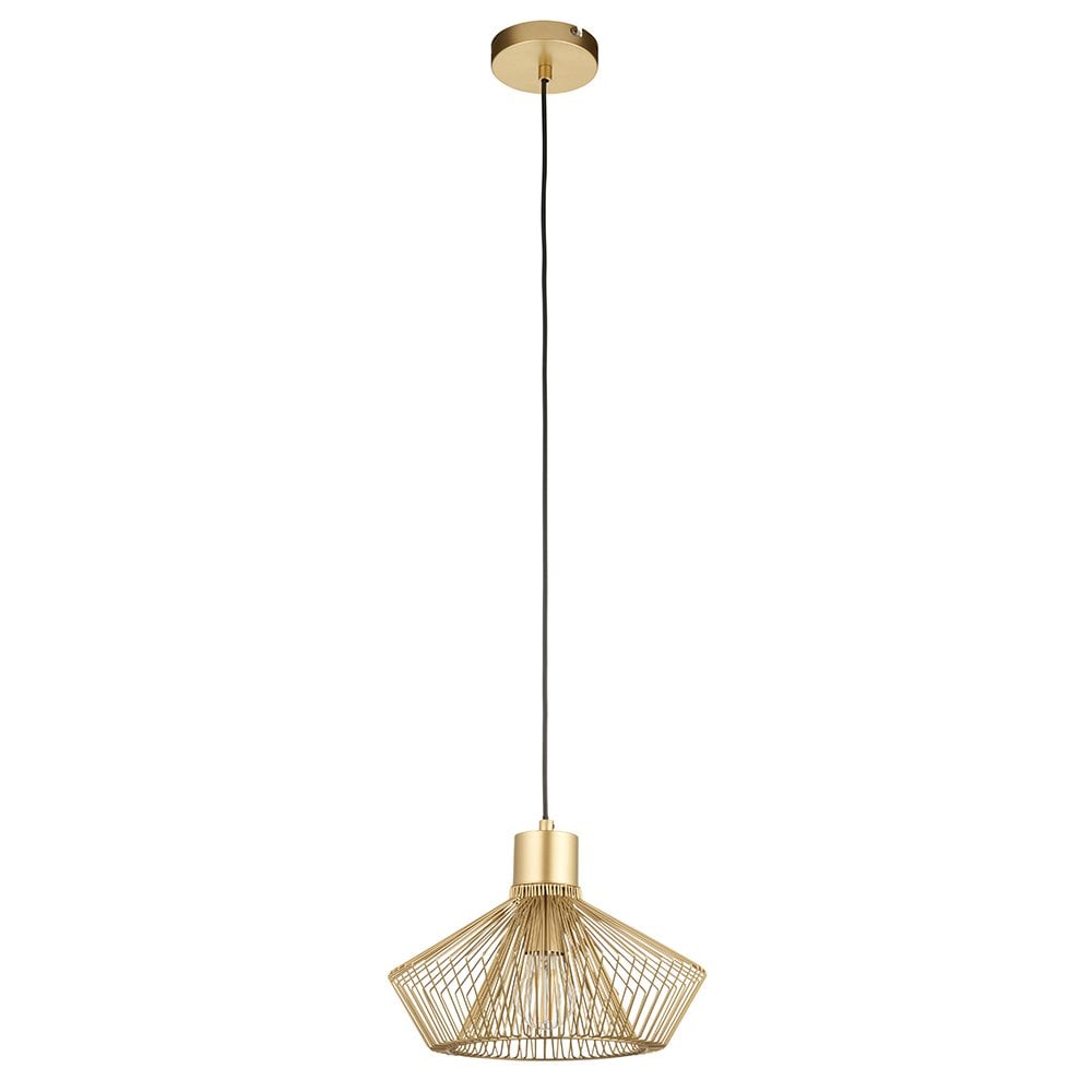 Kimberley Single Pendant in Gold Finish