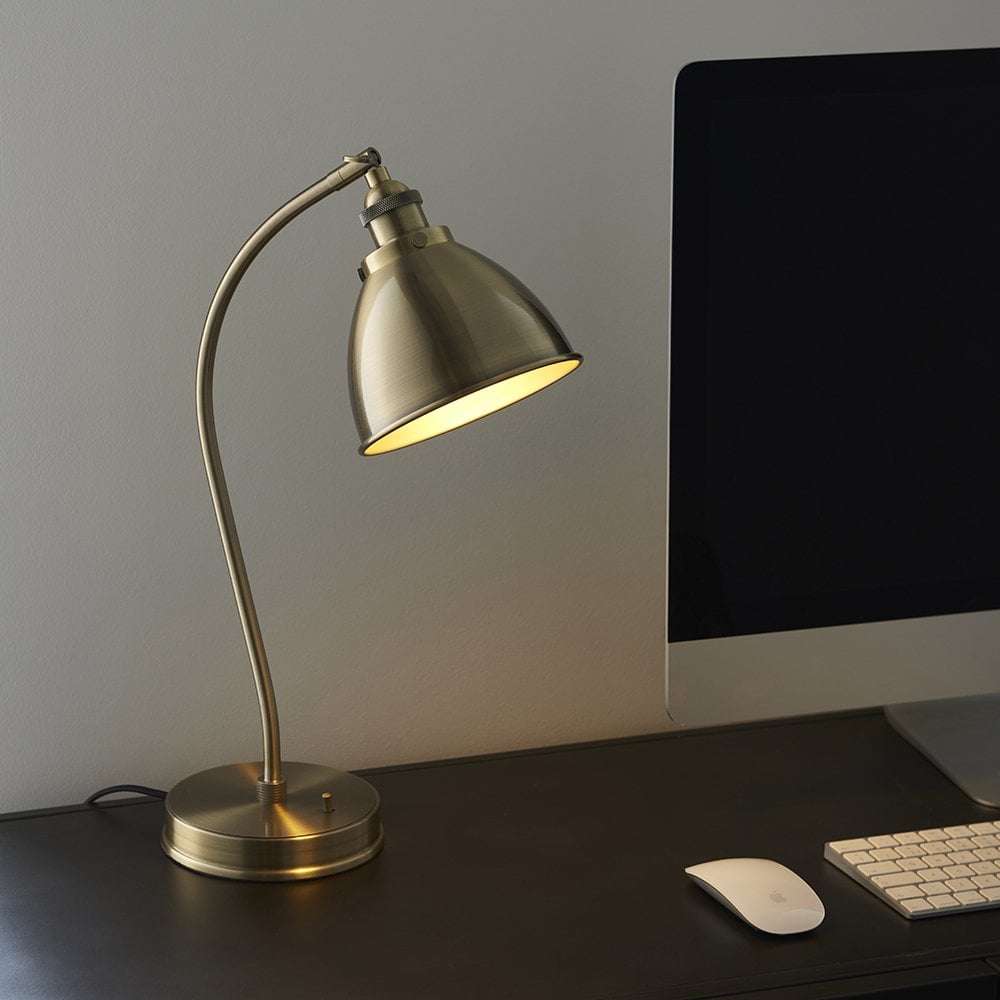 Franklin Antique Brass Table Lamp