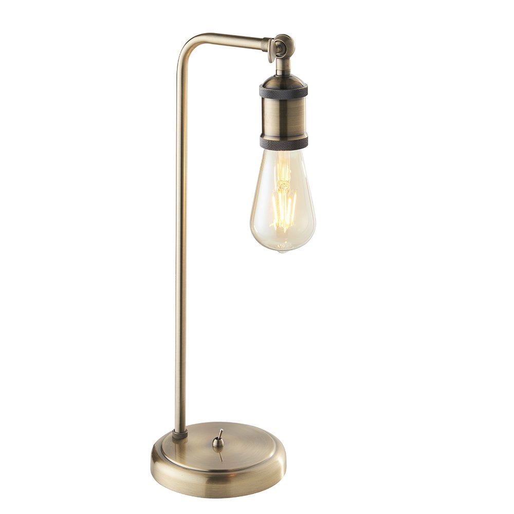 Hal Antique Brass Table Lamp