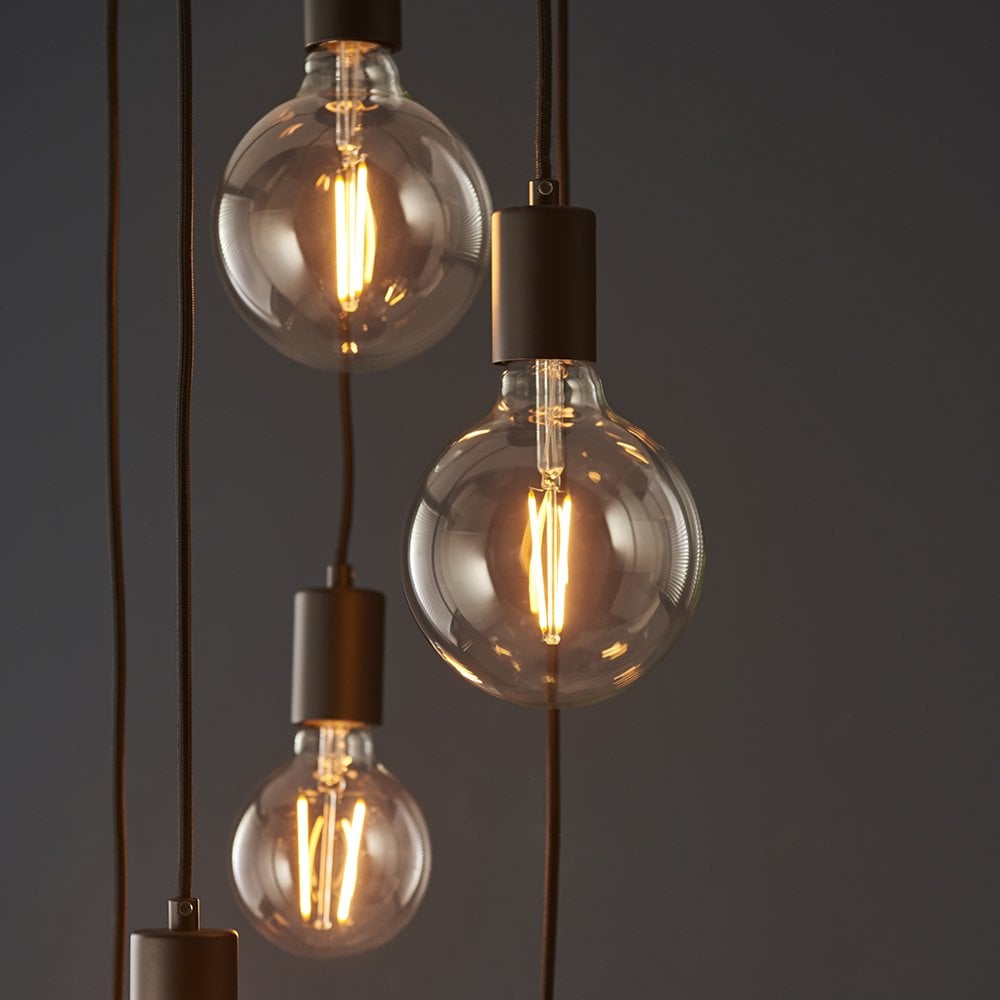 Studio 6 Light Cluster in Matt Black